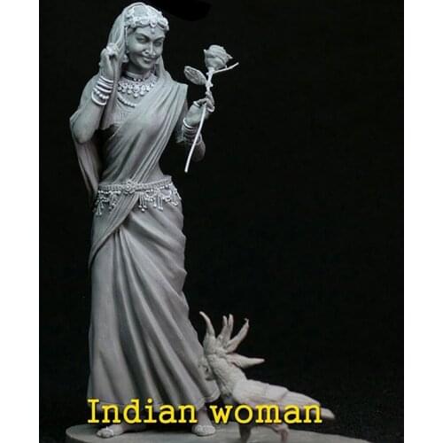 1/24 ancient woman soldier stand Resin figure Model kits Miniature gk Unassembly Unpainted