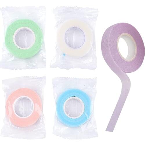 10pcs Individual eyelashes extensions tools green pink blue white microfoam under eye eyelash adhesive lash tape