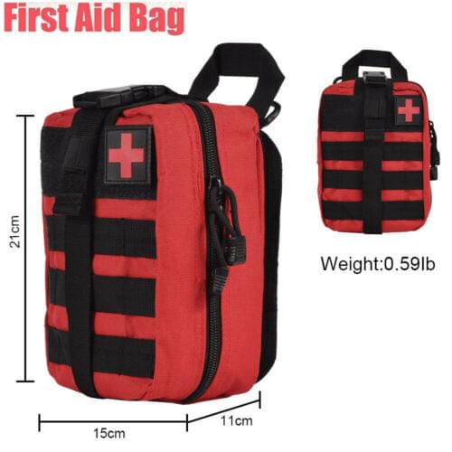 1x First Aid Kit Tactical Survival Kit Molle Rip-Away EMT Pouch Bag IFAK Medical