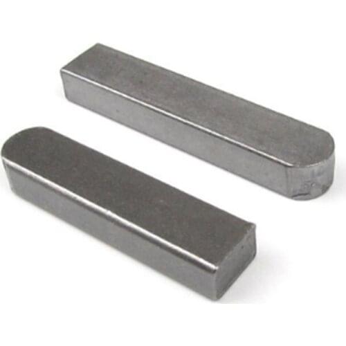 20pcs width 4mm GB1096 carbon steel C type flat key positioning pin height 4mm length 8mm~30mm