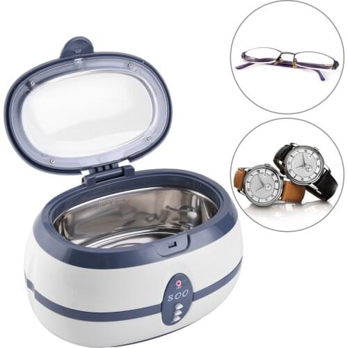 600ml Multifunctional Digital Ultrasonic Sonic Wave Watch Jewelry Glasses Cleaner for Watchmaker Jeweler Jewellery Tool