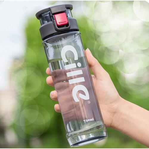 730ml water bottle sport drink bottle straw cup Outdoor Travel drinking bottle Portable Leakproof BPA free