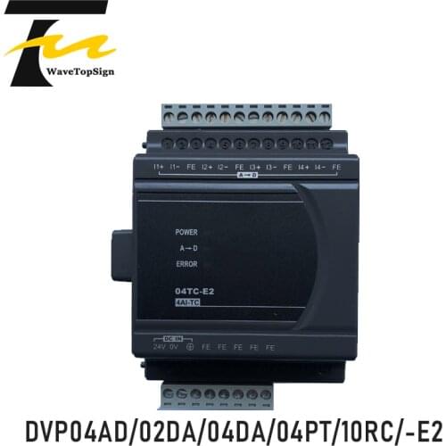 Delta DVP04AD-E2 Programmable Controller 4-Channel Analog Input Extension Module PLC