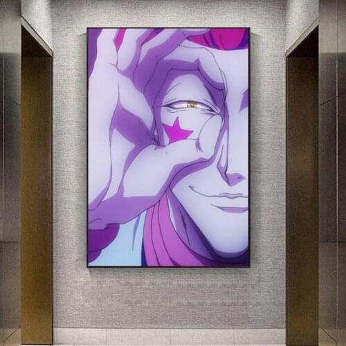 Anime Posters Hunter X Hunter Hisoka Art Prints Canvas Painting Wall Pictures Decoration Bedroom Living Room Home Decor cuadros
