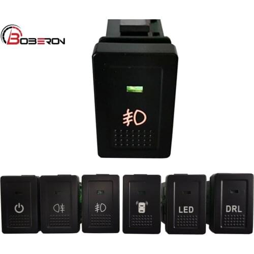 Car LED Front Rear Fog Light Power Radar DRL Switch With Wire for Suzuki SX4 Swift Grand Vitara 2006-2012 Auto Accessories