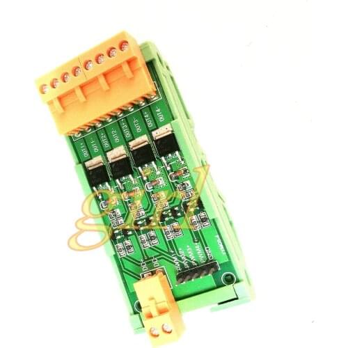 Four way MOS transistor FET PWM power amplifier driver module 3.3/5/12/24 V