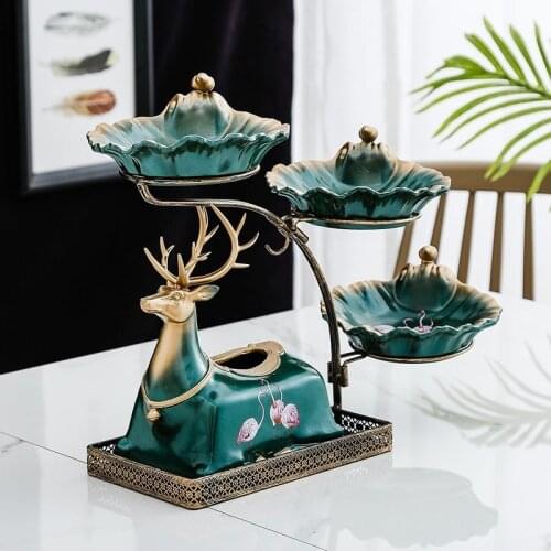 Living Room Decoration Storage Box European Style Multi Functional Tissue Box Storage Box Organizer Storage Organizer