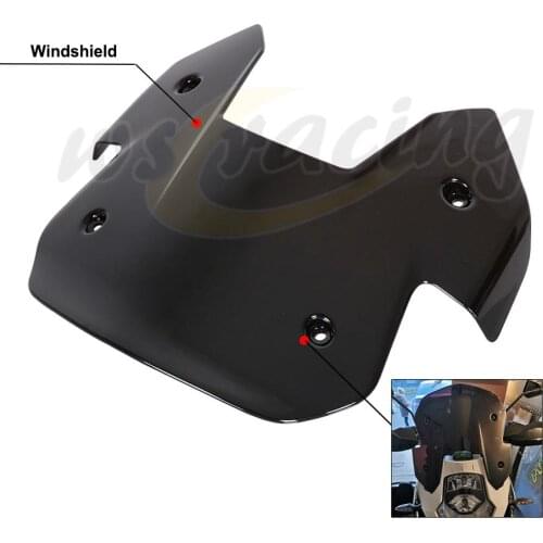 Motorcycle ABS Plastics Windshield WindScreen Wind Screen For KTM 1050 1050ADV 1190 1190ADV ADV 1050/1190
