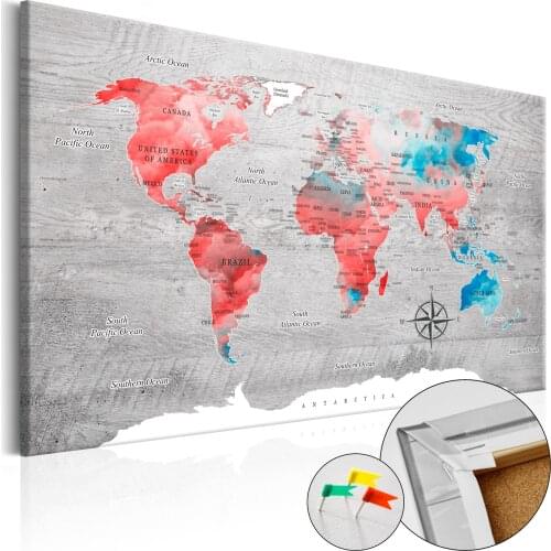 Pictures of Cork-Red Roam [Cork Map] - 60x40 cm