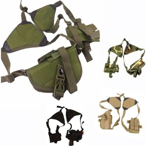 New Tactical Police Security Nylon Gun Holster Universal Pistol Gun Carry Pouch Concealed Shoulder Holster For Glock Beretta Gun