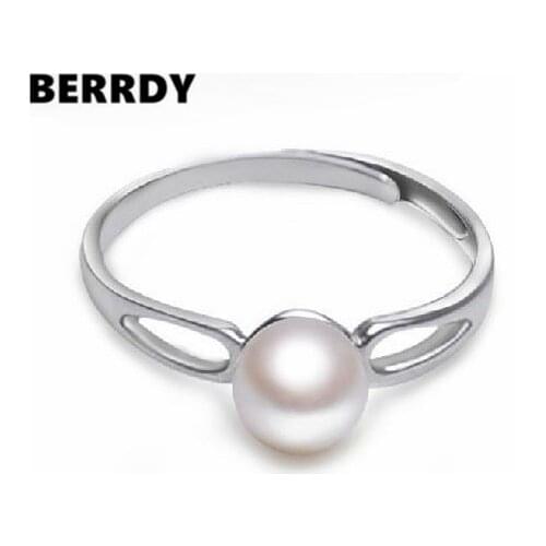 REAL PEARL Freshwater Pearl Ring Finger Ring FREE SIZE Adjustable Ring 4 Color with Freshwater Pearls