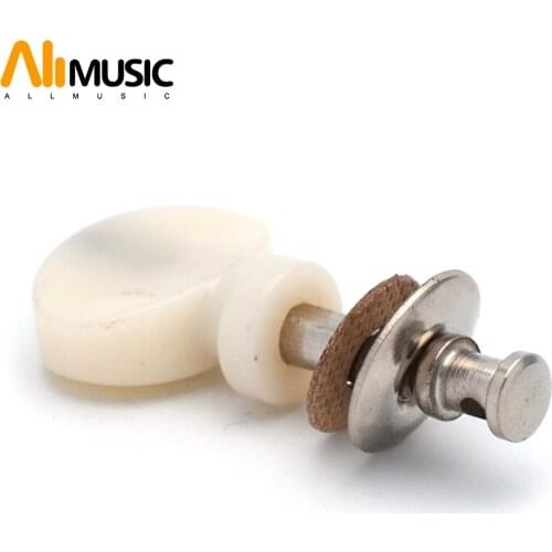 4pcs White Ukulele Locking String Tuning Pegs Pin Tuners Machines Head Guitar Accessories