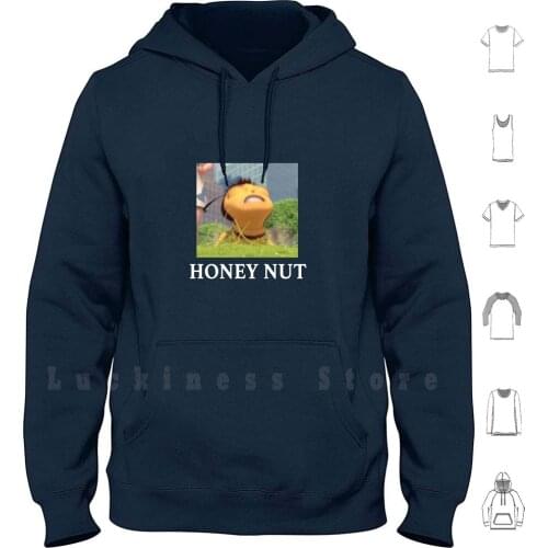 Honey Nut ( Bee Movie ) hoodies long sleeve Bee Movie Meme Honey Nut Nut Barry Bee