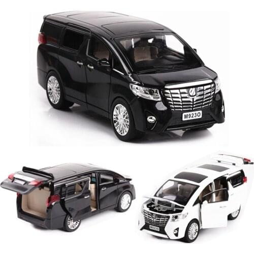 1:24 Toyota Alphard MPV Car Model Alloy Car Die Cast Toy Car Model Pull Back Childrens Toy Collectibles Free Shipping