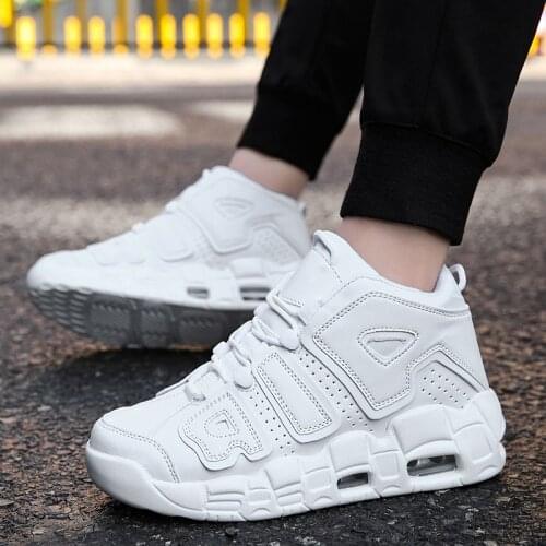 Man Basketball Shoes with Air Cushion , Light Weight Comfortable Sport Shoes , Running Shoes , Walking Sneakers , Size 39-45