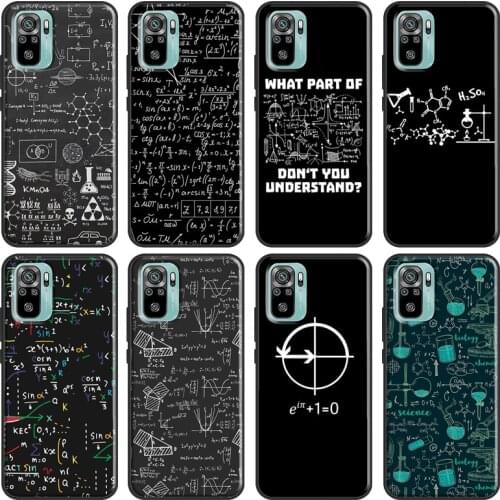 Science Math Physics Formulas Soft Case For Redmi 9A 8A 7A 6A 9 9C Cover For Xiaomi Redmi Note 9 10 Pro 8 7 6 8T 9S K40