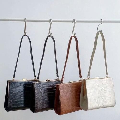 New 2021 Fashion Trend Women Bag Crocodile Grain Single Shoulder Bag PU Autumn And Winter Handbag Personality Package