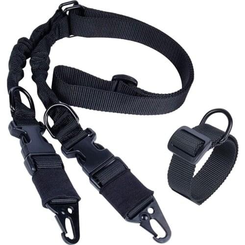 Latest Tactical Two Point Sling with Adjustable Rifle Sling D Ring Loop Shoulder Strap