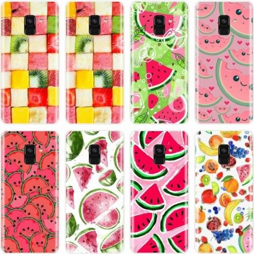 Pepe PUBG Cartoon Watermelon Soft Silicone Phone Case For Samsung Galaxy A7 A8 2015 A3 A5 A7 A8 2016 A3 A5 A7 2017 A7 A8 A9 2018