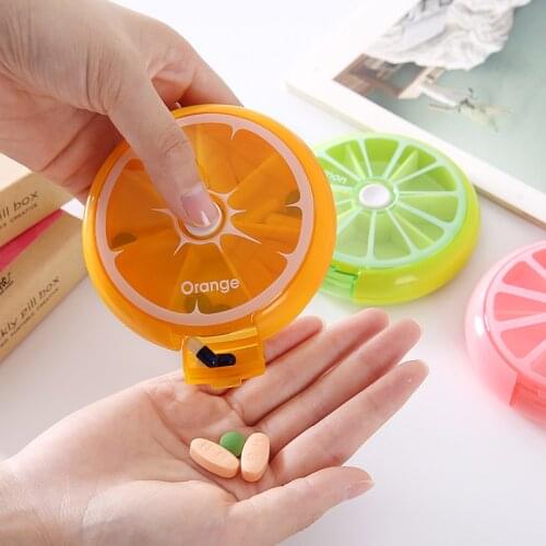 Portable mini portable equipment pillbox Small cute dispensers of pills Drug Drugs candy box kit
