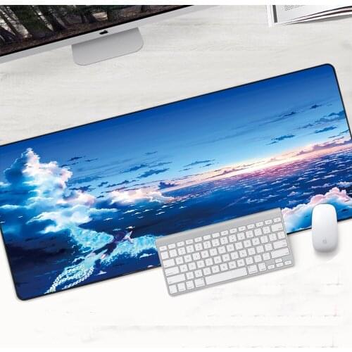 Fantasy Nature Landscape Clouds Waterfall Mousepad XL Computer Gaming Mouse Pad Gamer Play Mat for Laptop Notebook Game Mice Pad