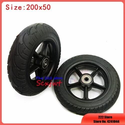 Solid Tyre Wheels 200X50 for Electric Scooter Balancing Car 8 Inch Kugoo S3 Non-inflatable Tyre Explosion-proof Tire Wheels