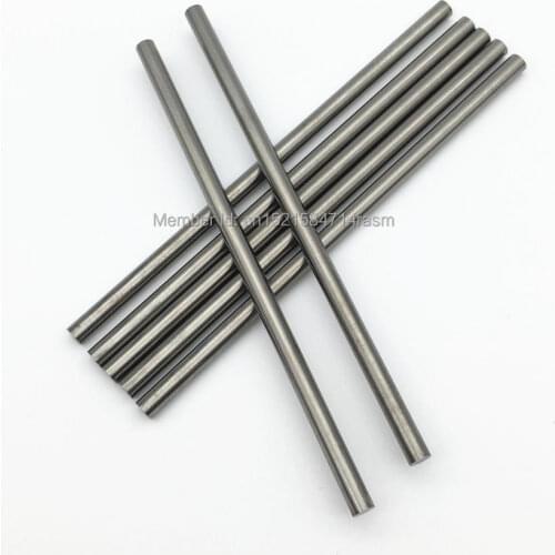 KLOT 10pcs TUNGSTEN Solid Carbide Round Rod 3.6mm-4.5mm X 100mm Lathe Bar K10