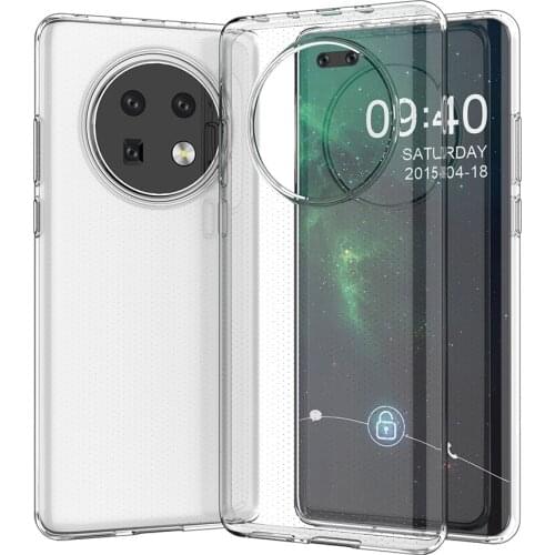 High Quality Soft Clear Phone Case for Huawei Mate 40 Pro Plus RS 5G Silicone TPU Mate40 40ProPlus Transparent Thin Bumper Cover