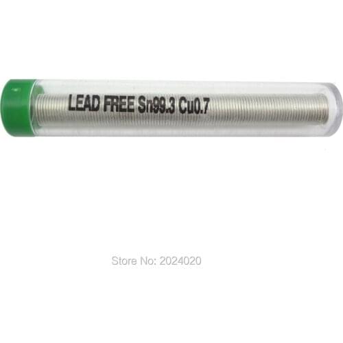 1 pcs of 1.0mm solder wire (lead free SN99.3 CU0.7) solder tin tube solder wire, new