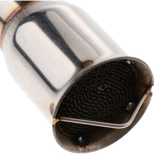 2" Stainless Steeel Exhaust Muffler Silencer Pipe For Motorcycle Dirt Bike