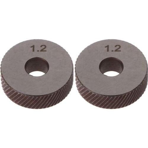 2pcs Diagonal Linear Knurl Wheels Knurling Knurler Tool 1.0/1.2/1.8/3.0mm Pitch Dropshipping