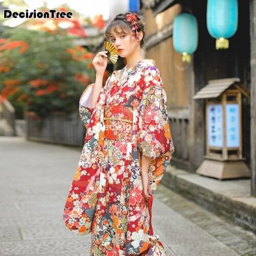 2021 japanese kimono women traditional yukata cosplay costumes japanese traditional dress japanese clothing kimono dress