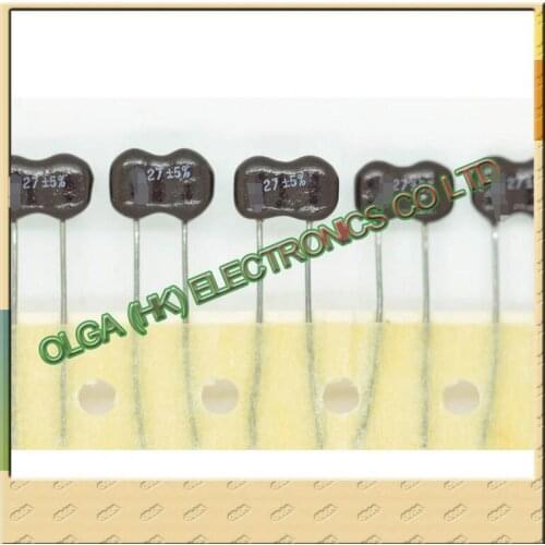 27pF / 500V 5% copper foot mica capacitors 0.027nF 500V original box