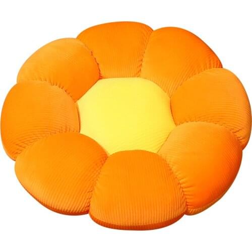 40/55cm Beautiful Colorful Flower Plush Pillow Toy Soft Cartoon Plant Stuffed Doll Chair Cushion Sofa Kids Lovers Birthday Gifts