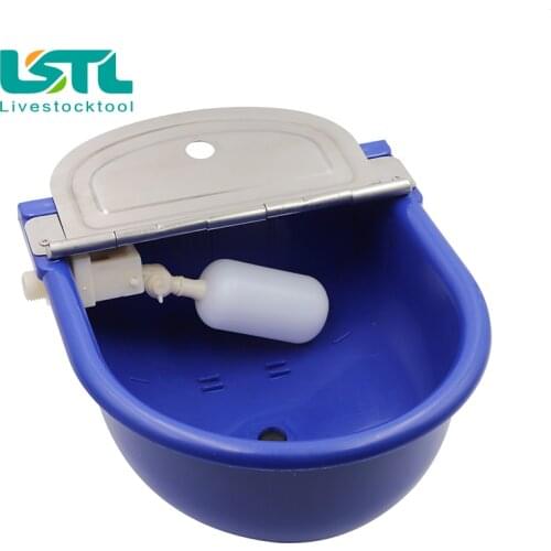 Cow Horse Feeding Water Bowl With Float Ball Automatic Drinking Dispenser Bowl for Sheep Dog Horse Cow Drinker Livestock Tools