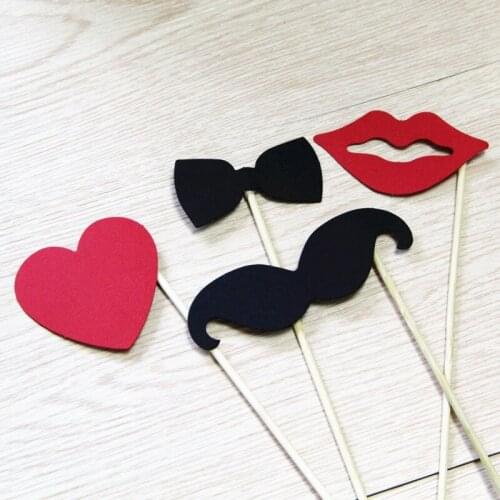 10Pcs/Set Wedding Decoration Photo Booth Props for Birthday Party Decorations Adult Hawaii/Bachelorette Party Photo Diy Supplies