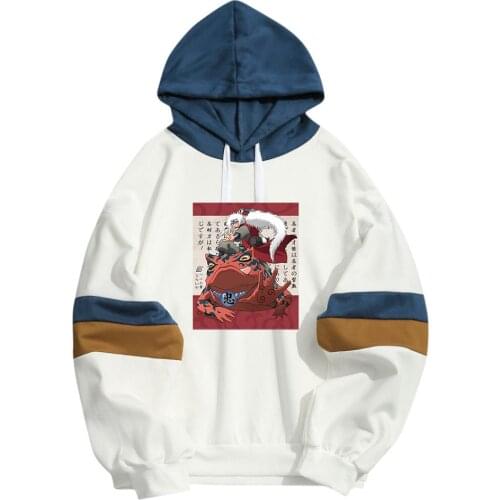 Jiraiya Gama Sennin Hoodie Men Women Hooded Hoodies Sweatshirt Anime Streetwear Harajuku Hoody Dropship Plus Size Clothes