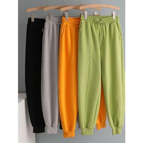 Ezsskj Women's Trousers Harem Pants