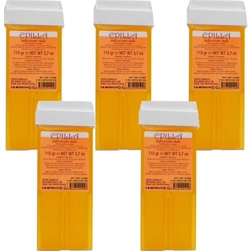 Unwanted Hair Removal Depilatory special Body Wax Cartridge 5 pcs Roll-On Hot For Women And For Men Painless Removing