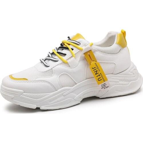 Breathable Men Shoes Trend White Sneakers Comfortable Casual Shoes for Men Autumn Platform Sport Trainers Zapatillas De Hombre