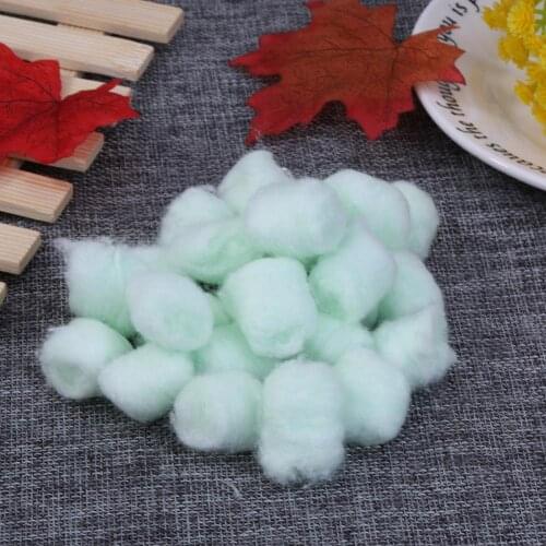 Small Cotton Balls Hamster Colorful Warm Cute Cage House Filler Rat Mouse for Household Animal Rat Mouse Decoration