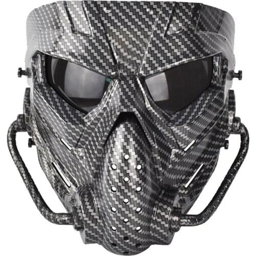 Airsoft Masks Anti-Fog PC Lens Tactical Mask Hunting Rifle Air Gun Accessories Military Games Shooting Paintball Protective Mask