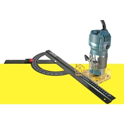 Multifunction angle ruler,Multi-angle backer,Universal angle ruler for Woodworking trimmer Bakelite milling,Protractor