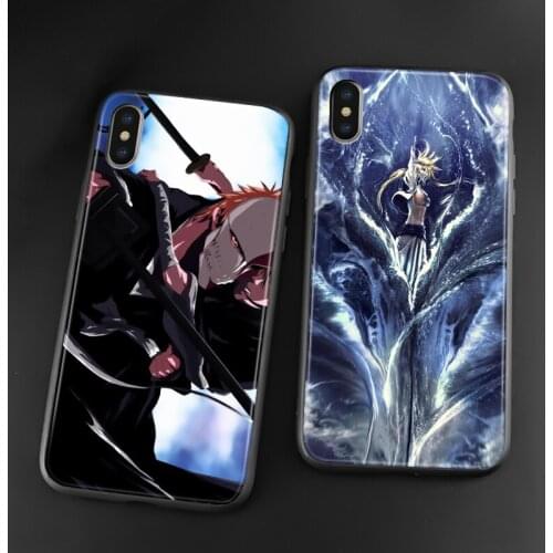 Bleach anime Ichigo characters soft silicone Phone case For iPhone 6 6s 7 8 Plus X XR XS 11 Pro Max cover shell