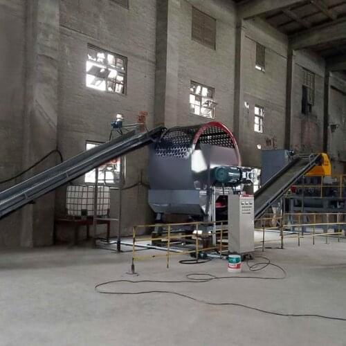 Rubber Recycling Tire Scrap Rubber Making Machine Tire Recycle Plant Tire Primary Shredder Tire Rubber Granulator
