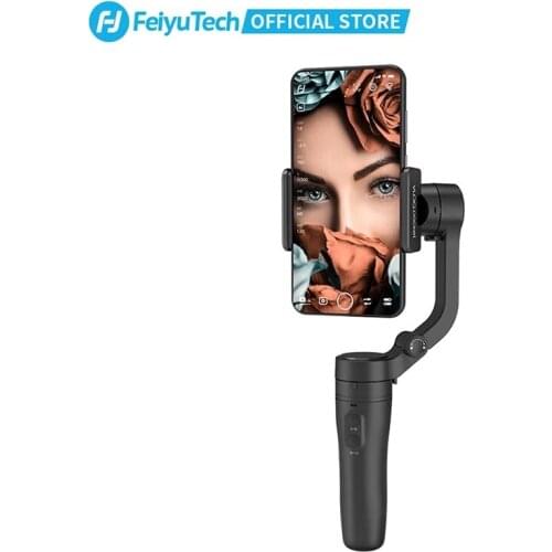 FeiyuTech Official Vlog Pocket Foldable 3-Axis Handheld Gimbal Smartphone Stabilizer Selfie Stick for iPhone 12 11 Samsung Note9