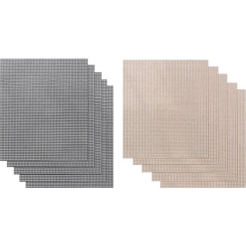 5pcs BBQ Grilling Mesh Mat Replacement Pads Cook Meat Reusable Sheet for Oven Microwave Charcoal Outdoor Activities Accessories
