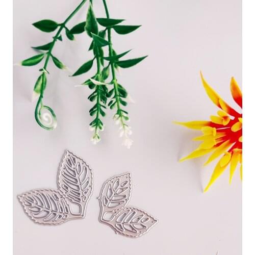 Two leaves gift new clipboard sheet metal press stamp and business card printing mold DIY