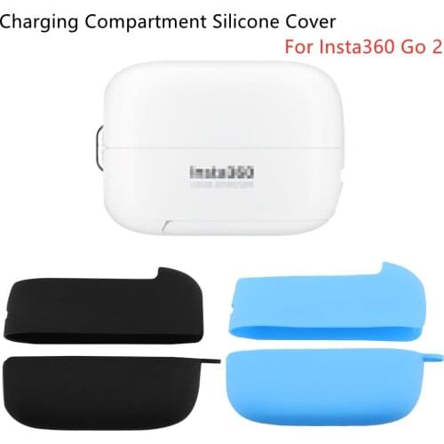 For Insta360 Go 2 Charging Compartment Silicone Protective Cover Camera Battery Box Camera Accessories