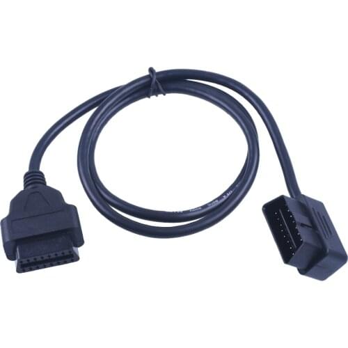 High quality ELM327 OBD II OBDII OBD2 16Pin Male to Female Extension Cable 1m Car and Truck Diagnostic Cable Connector Adapter